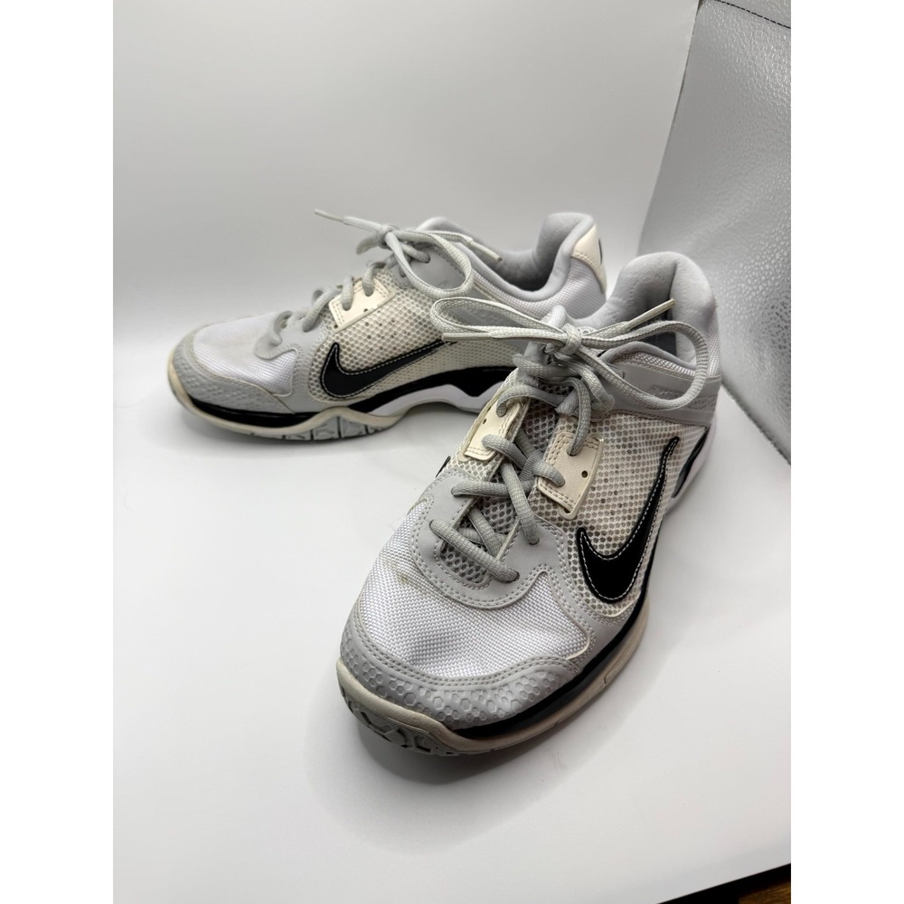Nike Air Max Mirabella 3 Womens 8 Sneaker White‎ Black Tennis Athletic Shoes